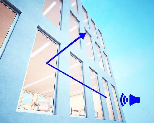 Image of sound reducing windows on Aeroseal's website