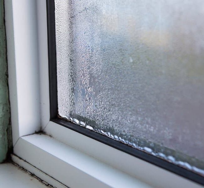 Image of leaking commercial windows on Aeroseal's website