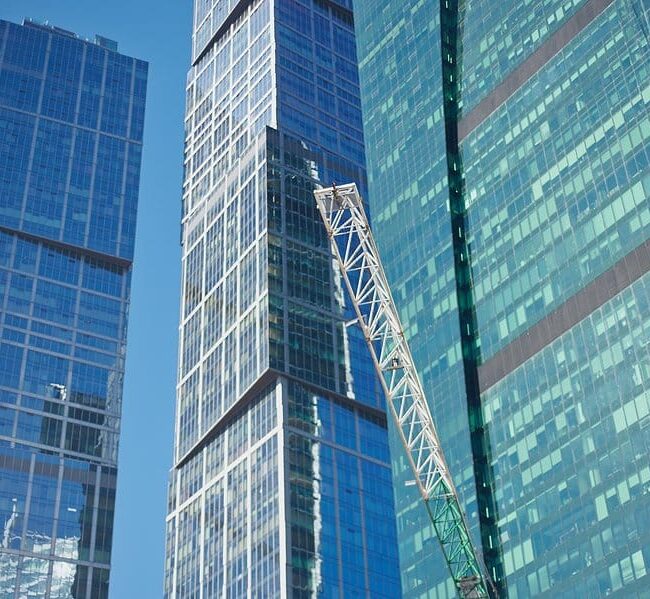 Image of high-rise buildings on Aeroseal's website