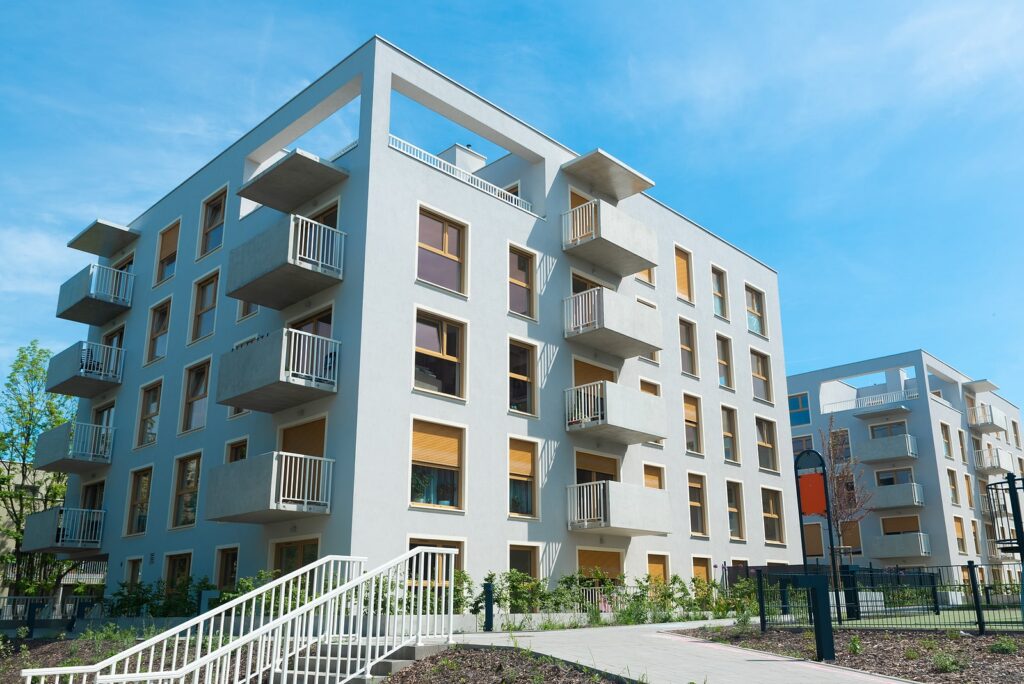Image of an apartment building on Aeroseal's website