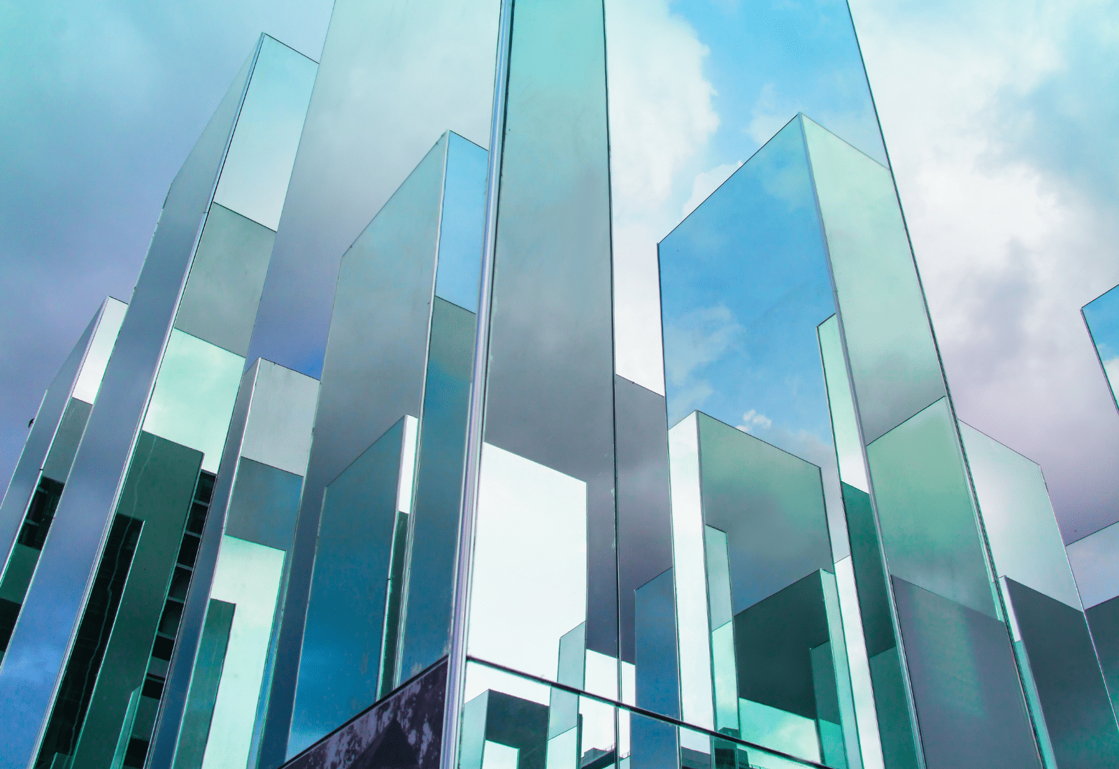 Image of high-rises with glass windows